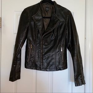 Express faux leather jacket
